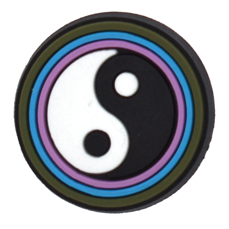 Yin & Yang black/white 449-02 Shoe Charm