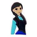 Anna from Frozen 45-20 Shoe Charm