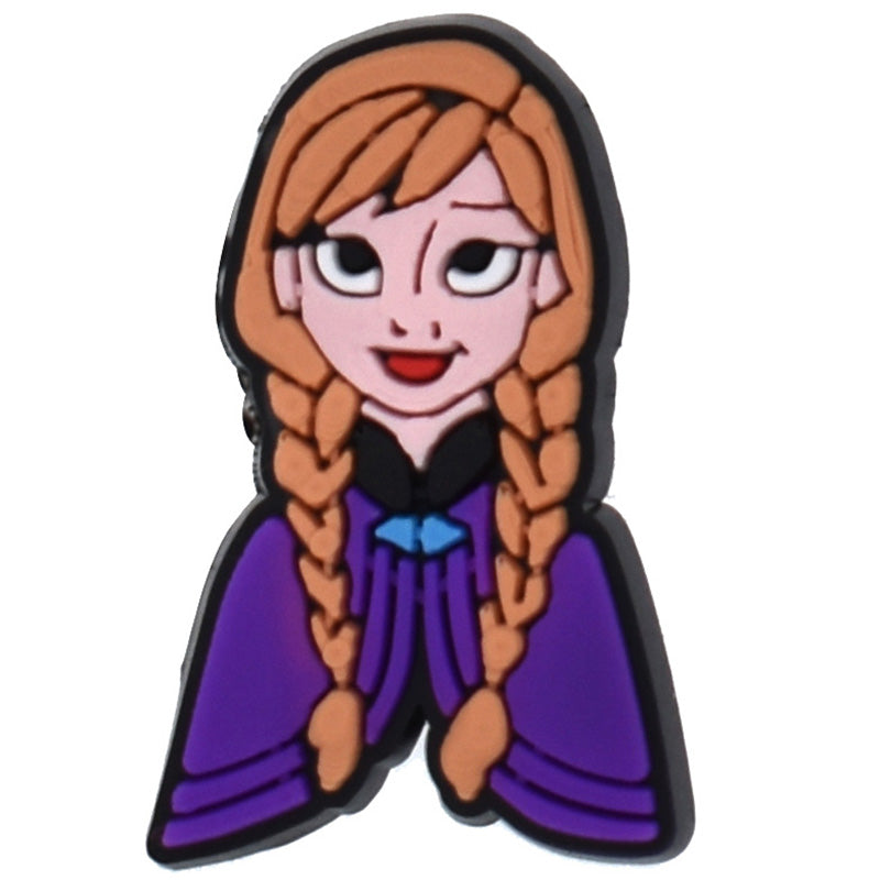 Anna with plaits from Frozen 45-24 Shoe Charm