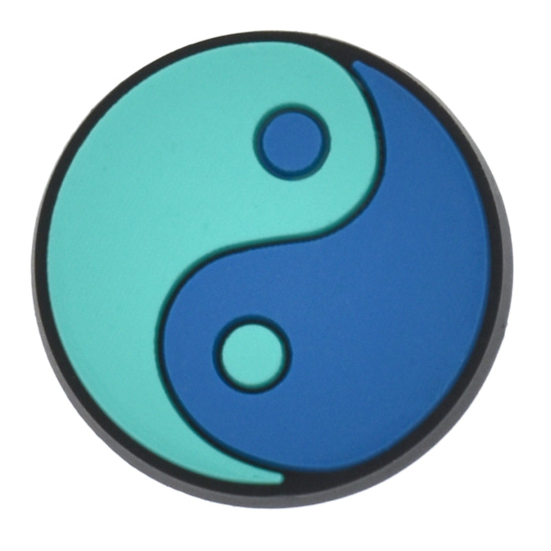 Yin & Yang blue/tourquise  458-01 Shoe Charm