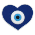 Heart blue/blue Evil Eye 458-08 Shoe Charm
