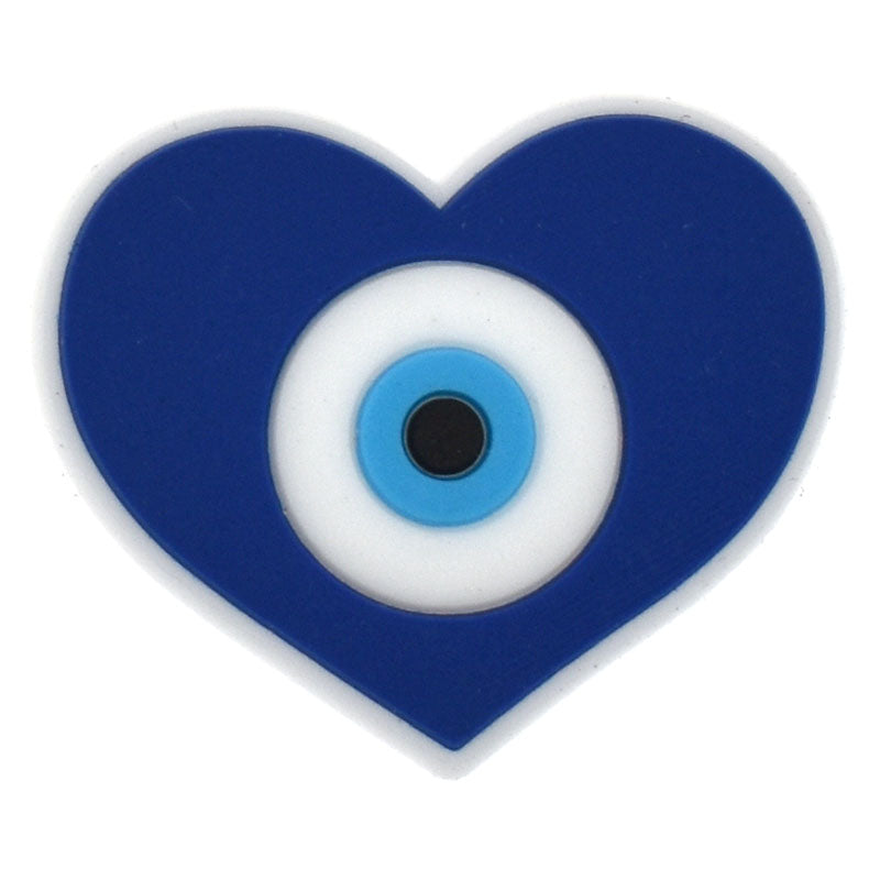 Heart blue/blue Evil Eye 458-08 Shoe Charm