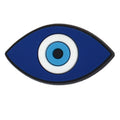 Oval dark blue/blue Evil Eye 458-10 Shoe Charm