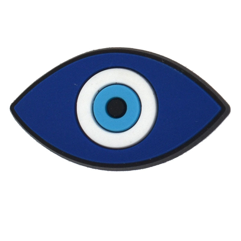Oval dark blue/blue Evil Eye 458-10 Shoe Charm
