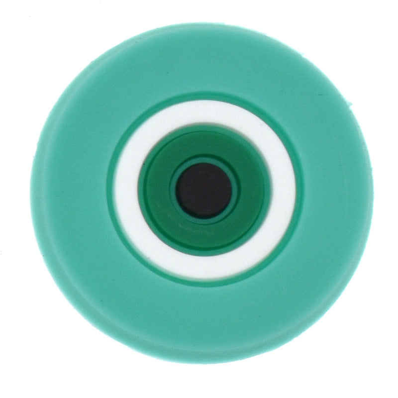 Round green/green Evil Eye 458-13 Shoe Charm