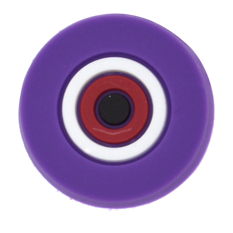 Round purple/red Evil Eye 458-19 Shoe Charm