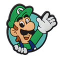 Luigi high five from Super Mario 466-02 Shoe Charm