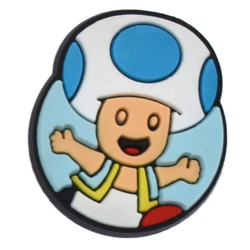 Toad Blue spot from Super Mario 466-05 Shoe Charm