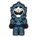 Blue/Grey Robot Warrior Collectible Shoe Decoration Charm 467-04 Shoe Charm