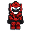 Red Robot Warrior Collectible Shoe Decoration Charm 467-05 Shoe Charm