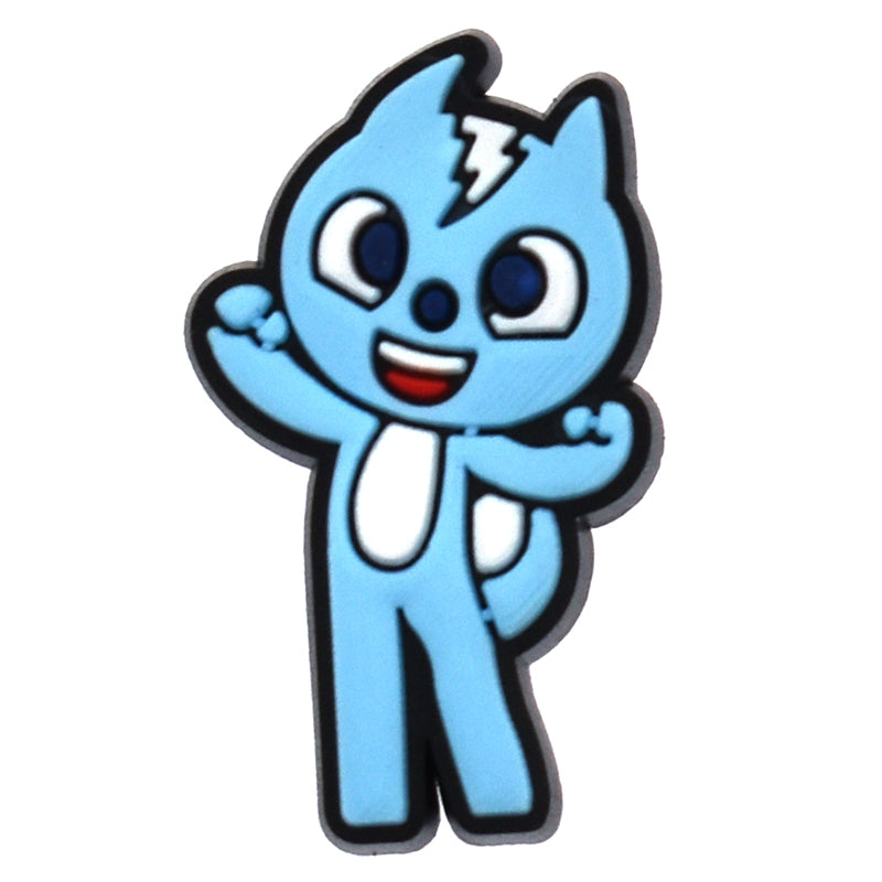 Blue Cartoon Cat Character Stylish Croc Decoration Charm 467-14 Shoe Charm