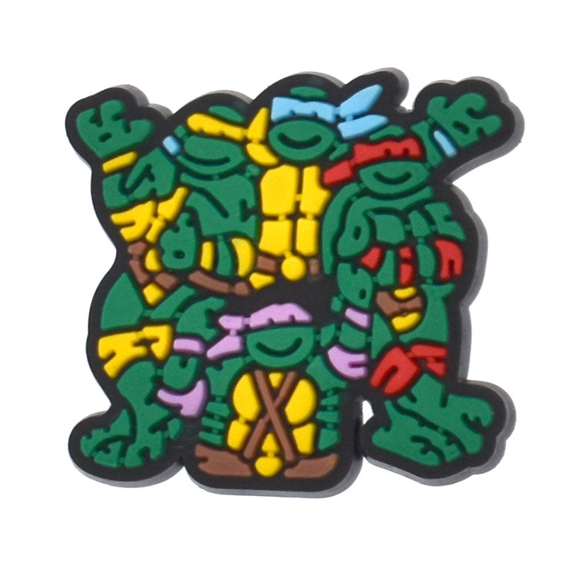 All four Teenage Mutant Ninja Turtles 470-08 Shoe Charm