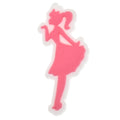 Blow a kiss Barbie 472-06 Shoe Charm