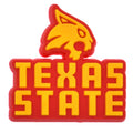 TEXAS STATE Bobcat badge 493-14 Shoe Charm