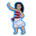 Disney, Mona character Novelty PVC Clog Charm 494-21 Shoe Charm