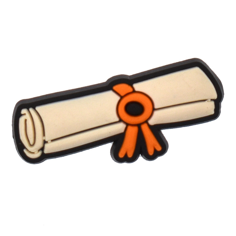 School Certificate, diploma Everyday Croc Decoration Accessory 498-07 Shoe Charm