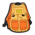 Orange school rucksack bag Lightweight Clog Shoe Charm 498-08 Shoe Charm