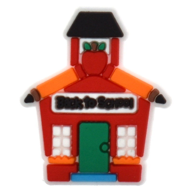 Classic School Building Collectible Footwear Decoration 498-16 Shoe Charm