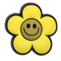 Yellow sun smiling daisey Classic PVC Shoe Decoration 499-02 Shoe Charm