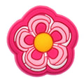 Pink Daisey with yellow spot Novelty Shoe Decoration Charm 499-05 Shoe Charm