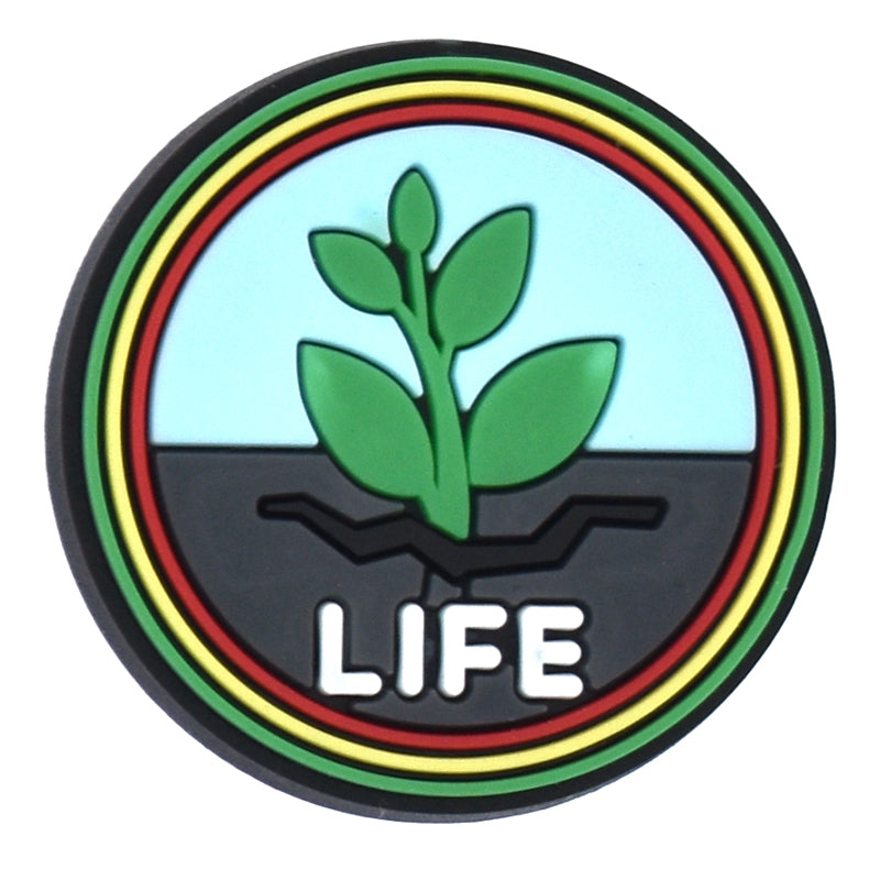 LIFE growig plant badge Fashion PVC Charm Accessory 499-11 Shoe Charm