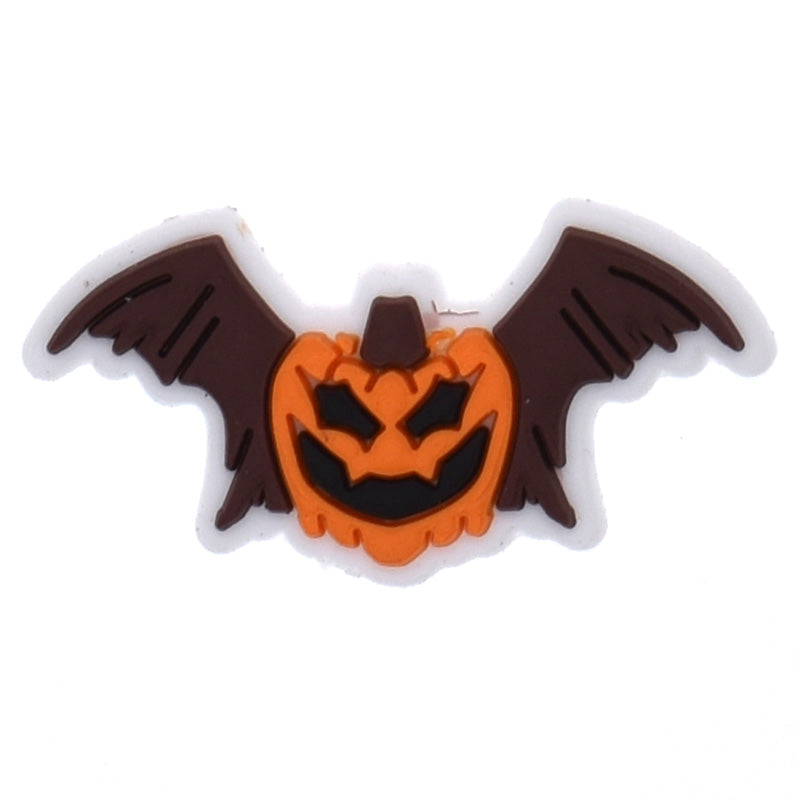 Pumpkin bat 53-112 Shoe Charm
