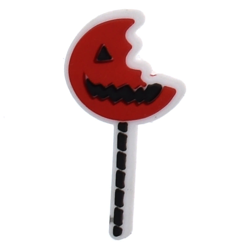 Bitten pumpkin lolly 53-123 Shoe Charm