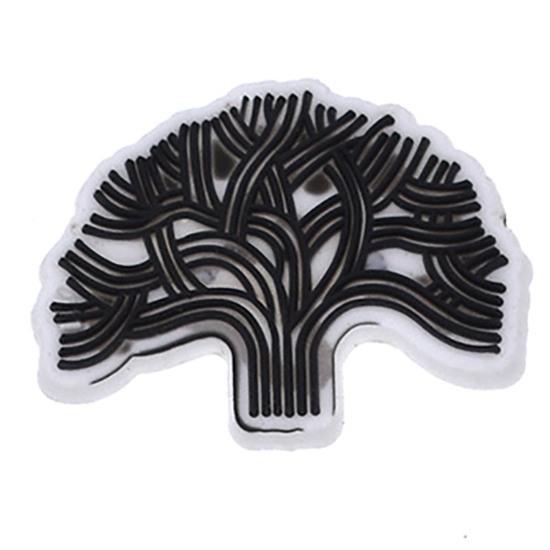 Spookey black tree 53-149 Shoe Charm