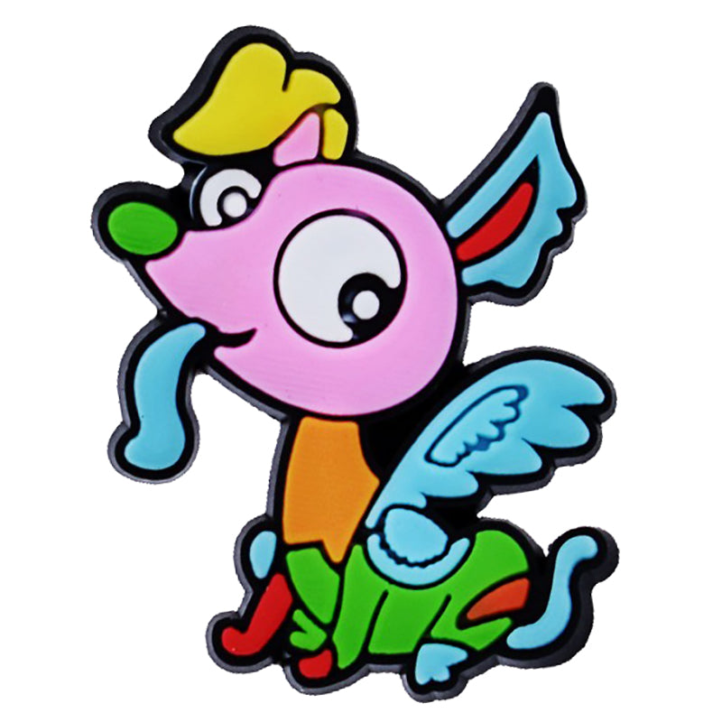 Pink dragon 53-17 Shoe Charm