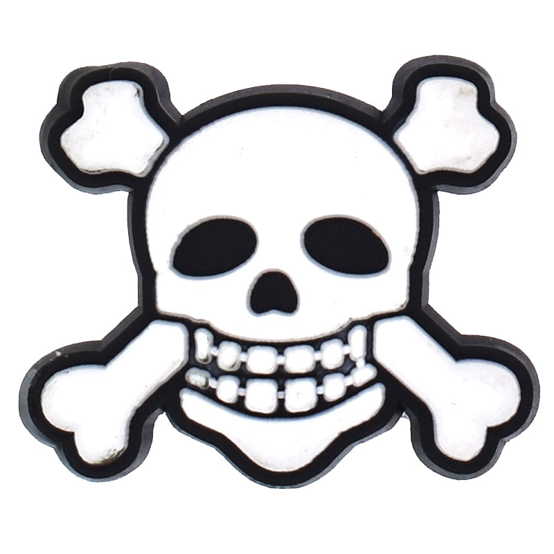 Skull & crossbones 53-42 Shoe Charm