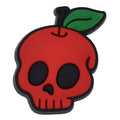 Red apple skull 53-58 Shoe Charm