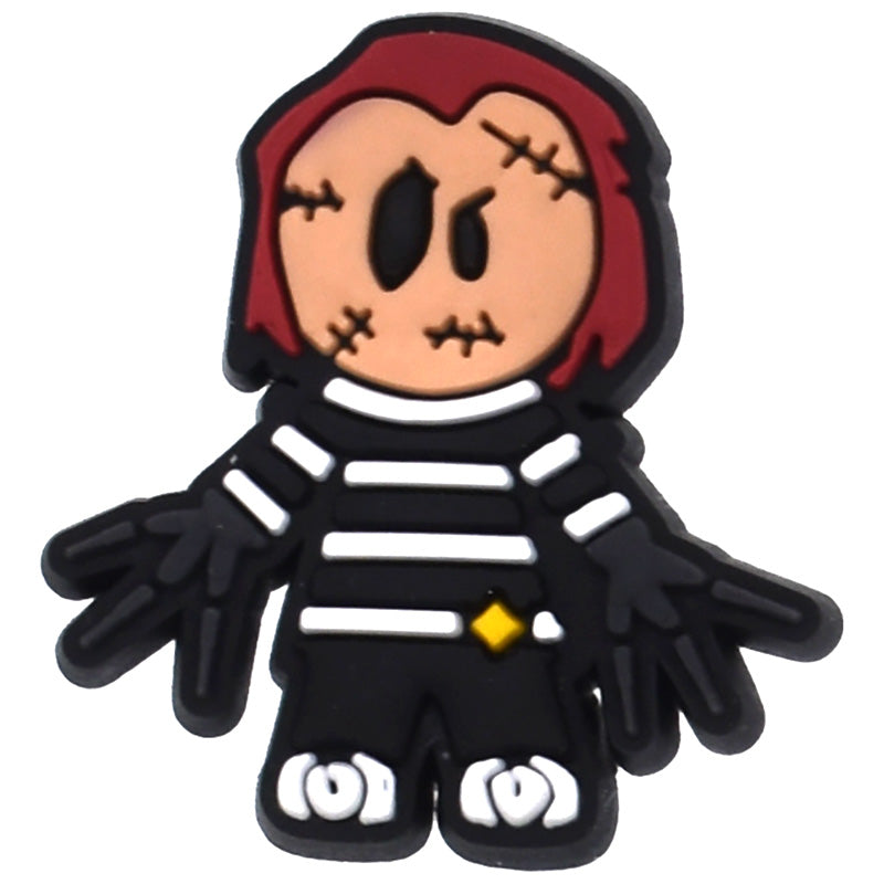 Stripe shirt rag doll 53-83 Shoe Charm