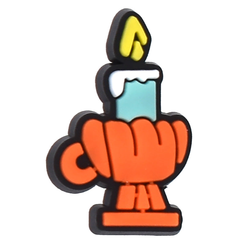 burning candle 53-93 Shoe Charm