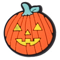 Orange pumpkin candle 53-94 Shoe Charm