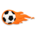 Flaming ball Football 534-11 Shoe Charm