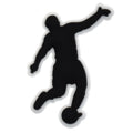 Kick the ball silhouette Football 534-12 Shoe Charm