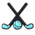 Clubs and ball Golf  543-11 Shoe Charm