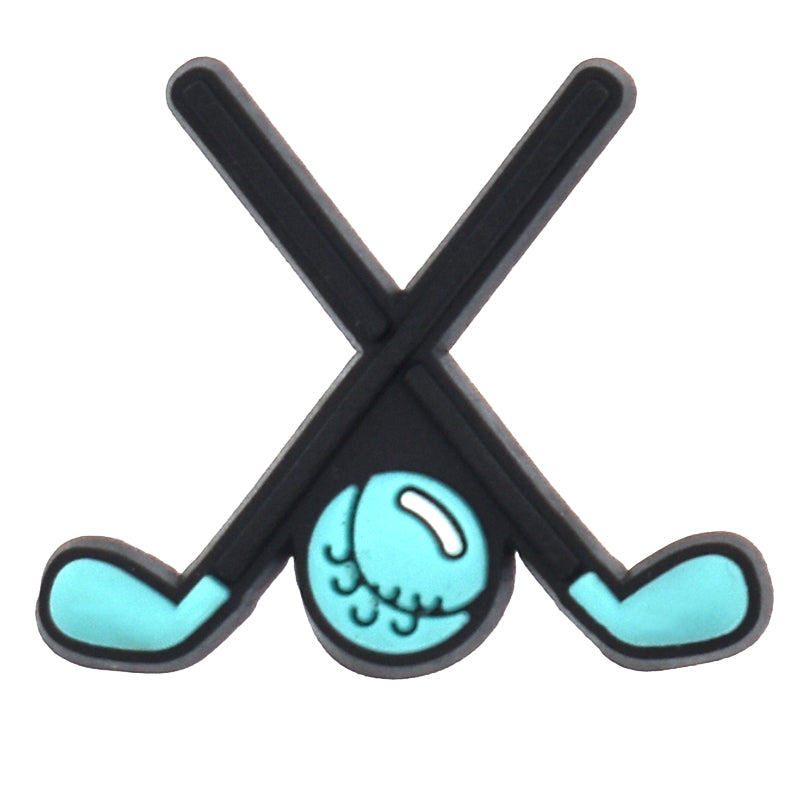 Clubs and ball Golf  543-11 Shoe Charm