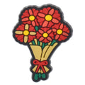 Red flower posey 552-04 Shoe Charm