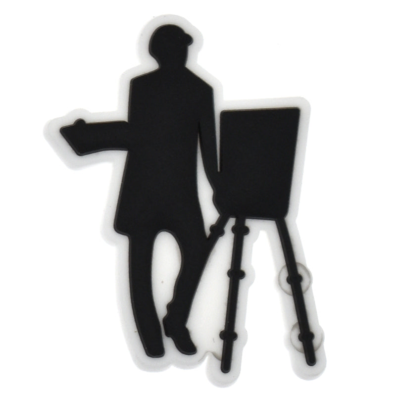 Silouette easel Painting 552-07 Shoe Charm