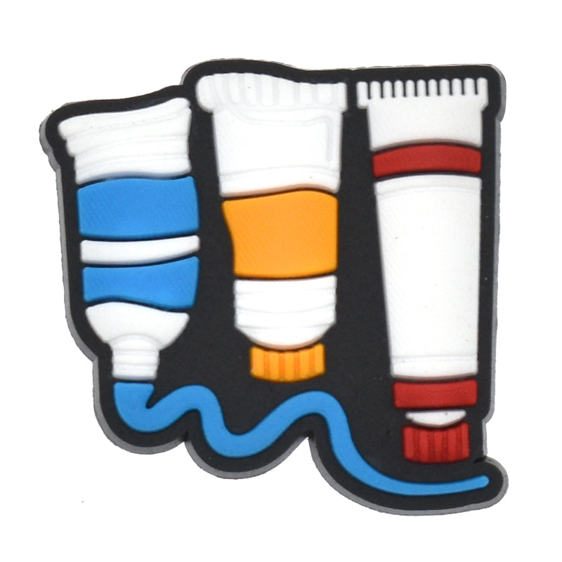 Oil paint tubes Painting 552-10 Shoe Charm