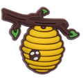 Beehive on a branch Honey Bee 553-02 Shoe Charm