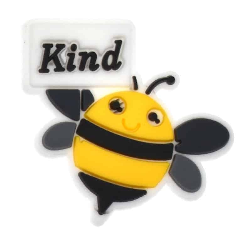 BEE KIND sign logo Honey Bee 553-03 Shoe Charm