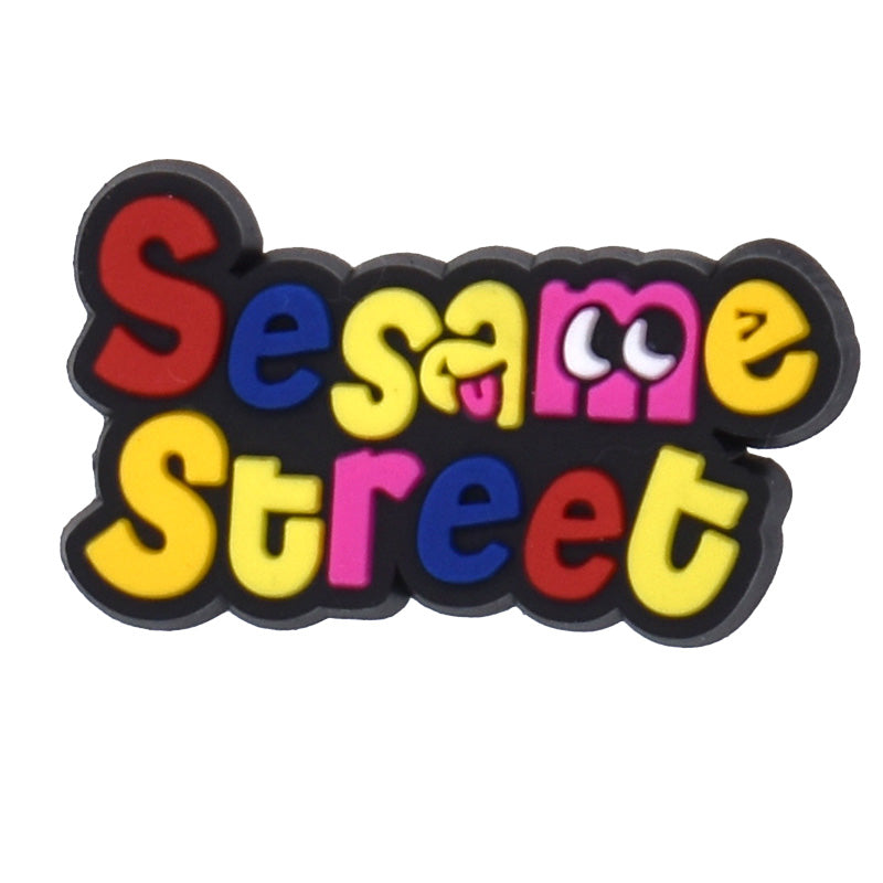 Street sign logo Sesame Street 56-17 Shoe Charm