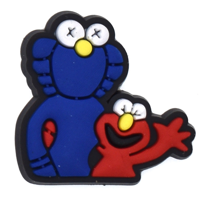 Herry Monster & Elmo from Sesame Street 56-21 Shoe Charm