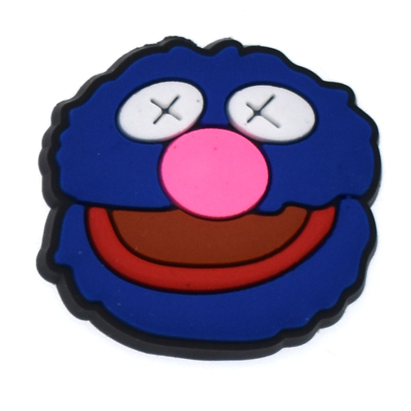 Grover's face from  Sesame Street 56-23 Shoe Charm