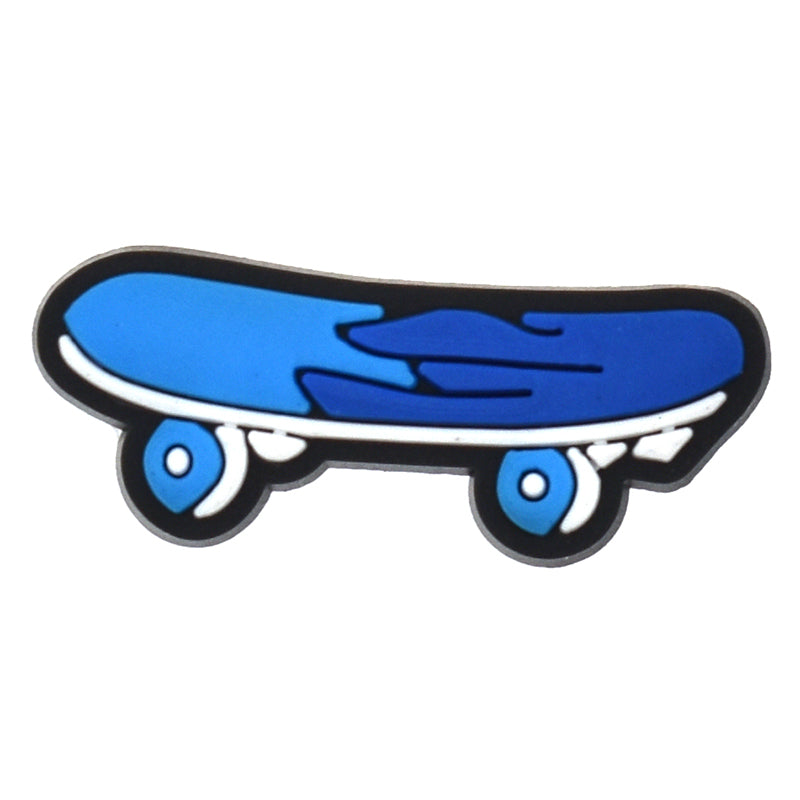 Blue skateboard  562-08 Shoe Charm