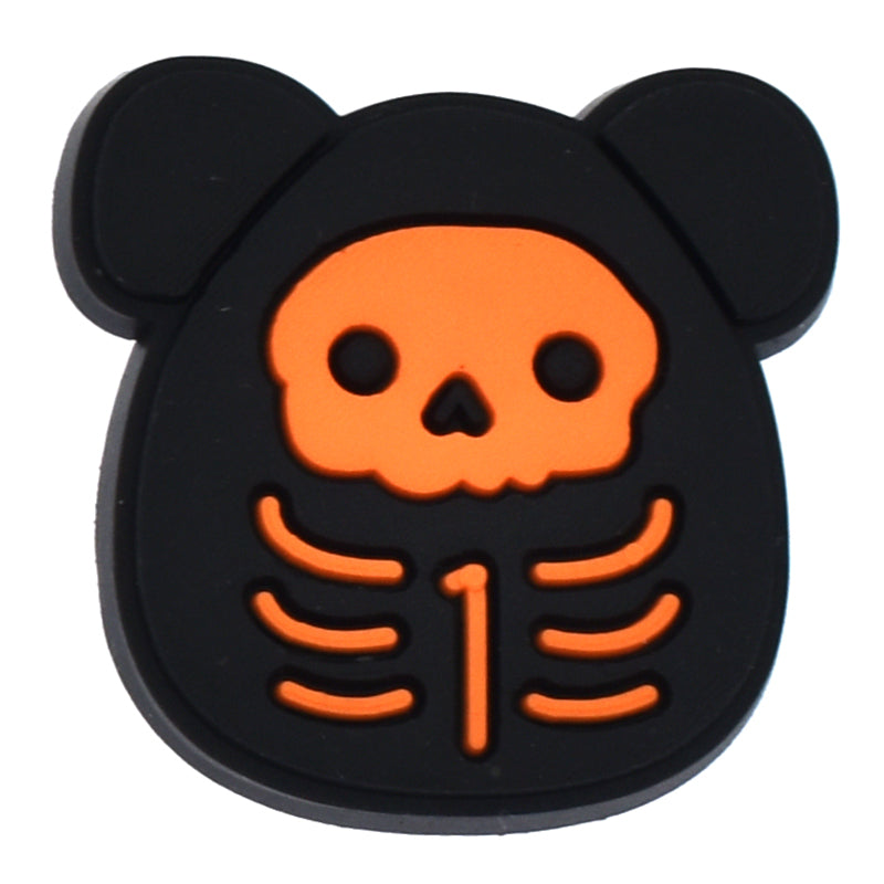 Squishmallow  Black skeleton  566-25 Shoe Charm