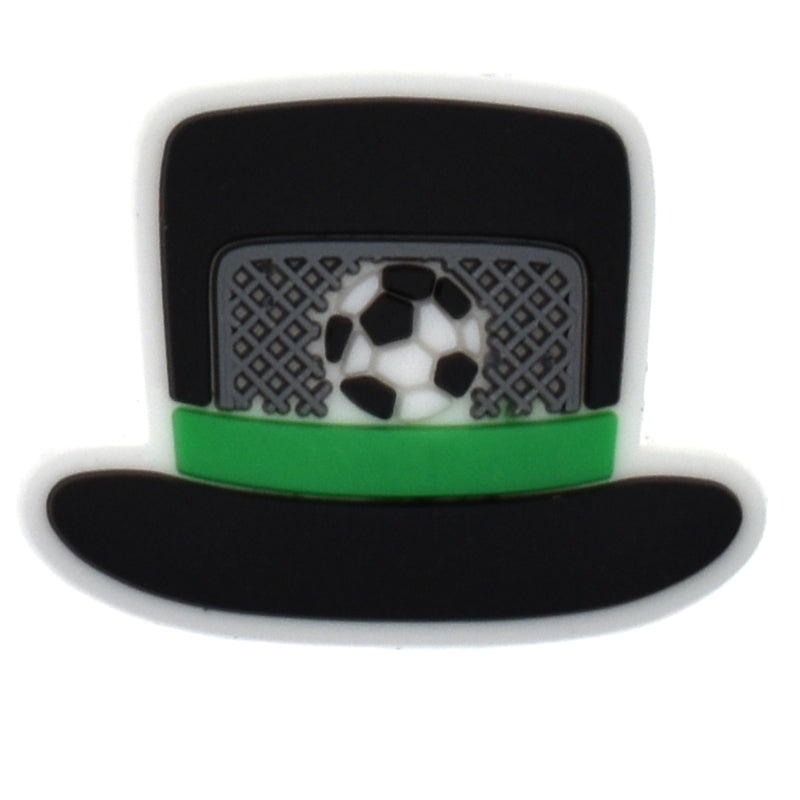 Top hat goal Football 583-02 Shoe Charm