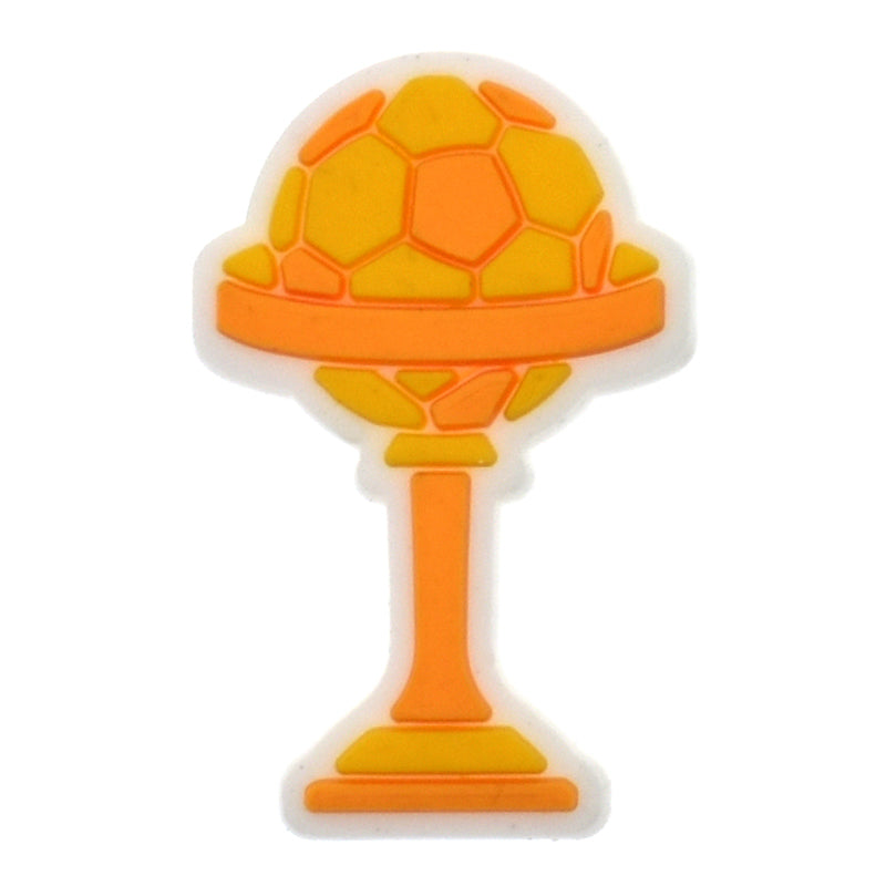 Gold trophy Football 583-13 Shoe Charm